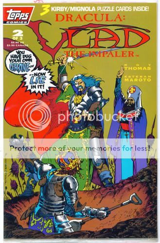 topps comics dracula: vlad the impaler issues 1,2